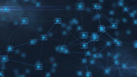 Block chain Stock Illustration