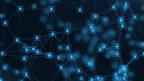 Block chain Stock Illustration