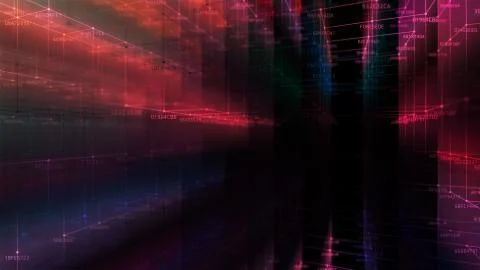 Block chain network and programming concept 스톡 일러스트