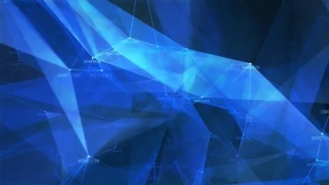 Block chain network and programming concept Stockillustratie