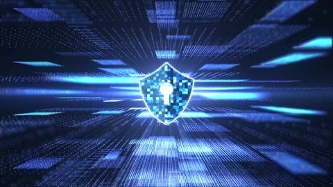 Block chain security concept. Stock-Illustration