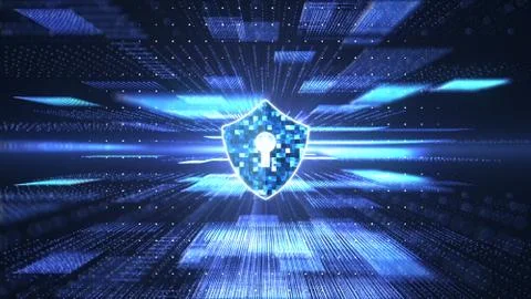 Block chain security concept. Stock-Illustration