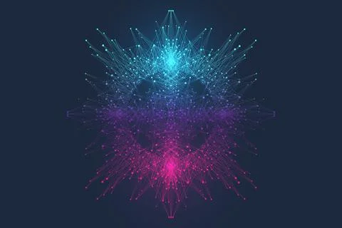 Block chain transfer satellite future communications. Abstract technology cloud イラスト素材