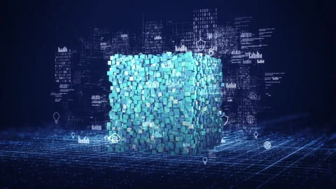 Block Chain25 Stock Footage 330629747