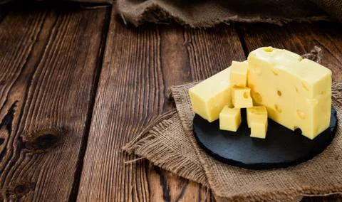 Block of cheese Stock Photos