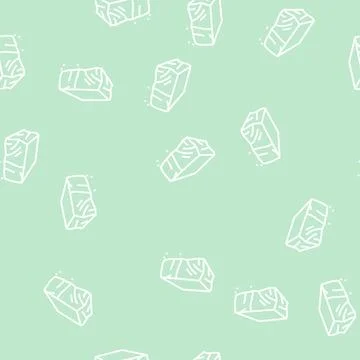 Block chocolate line seamless pattern イラスト素材