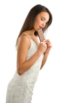 Block chocolate Stock Photos