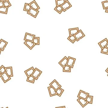 Block chocolate vector seamless pattern イラスト素材