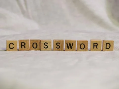 Block crossword Fotos Stock