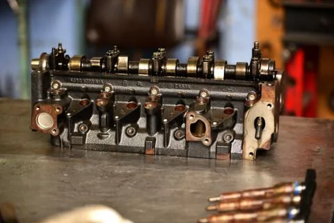 The block of cylinders Stock Photos