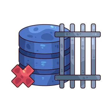 Block data illustration Stock Illustration