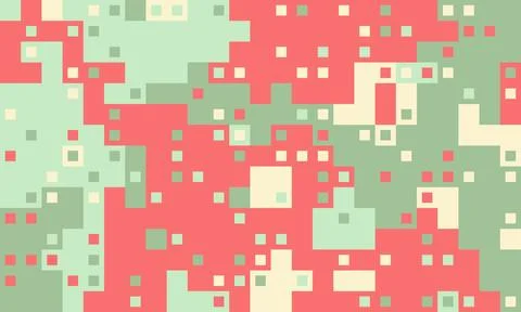 Block design abstract paint. Creativity retro craft ornament. In a row 2025.. Stock Illustration