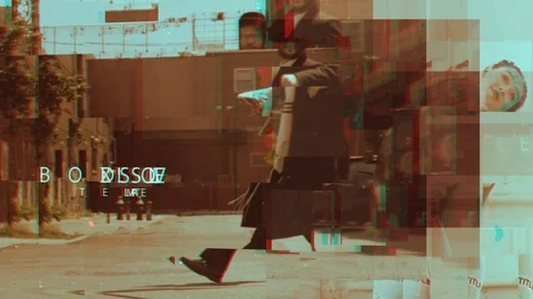 Block Dissolver Slideshow After Effects stock