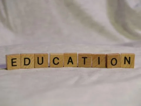 Block education Fotos Stock