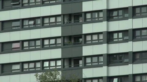 Block Of Flats Stock Footage 79652750