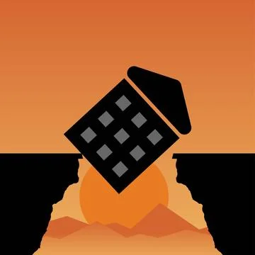 Block of flats Stock Illustration