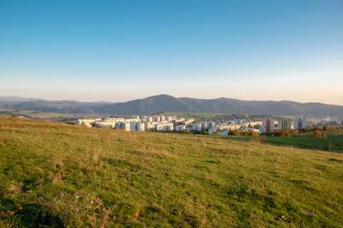 Block of flats in nature Foto stock
