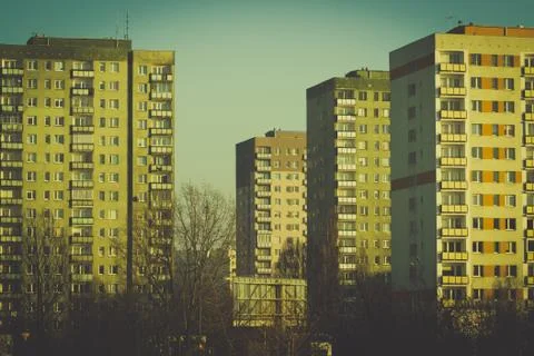 Block of flats Stock Photos