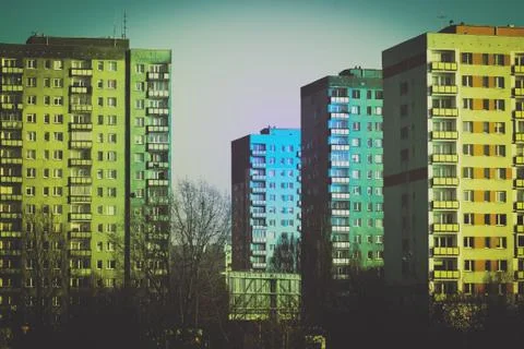 Block of flats Foto stock
