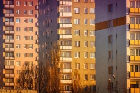 Block of flats Stock Photos