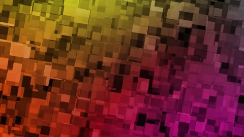 Block Gradient Color Animation With Block of Red Color Stock Footage 183447553