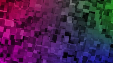 Block Gradient Color Animation With Block of Pink Color Stock Footage 183447726