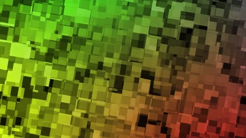 Block Gradient Color Animation With Block of Yellow Color Stock Footage 183448181