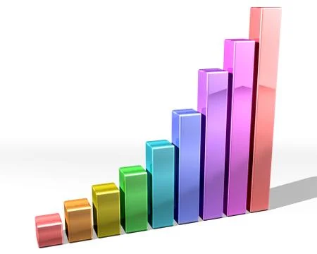 Block graph Stock Illustration