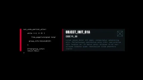 Block hud Stock Footage 313426293