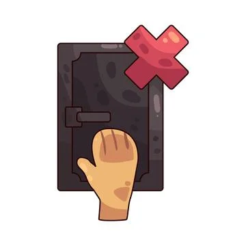 Block illustration Illustrazione stock