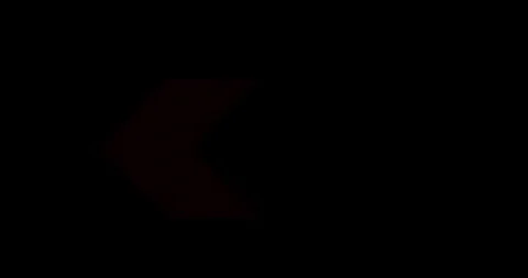 Block line arrow icon concept animation. Right to left direction looping arrow l Stock Footage 340076589
