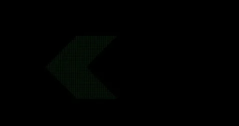 Block line arrow icon concept animation. Right to left direction looping arrow l 스톡 동영상 340076592
