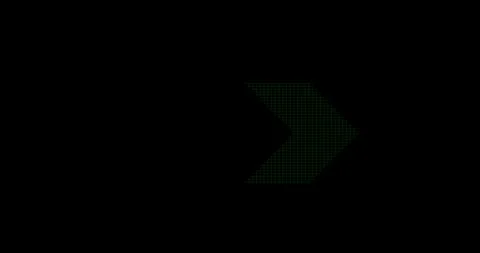 Block line arrow icon concept animation. Left to right direction looping arrow l Stock Footage 340076631