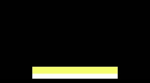 Block Lower Third - Yellow Stock Footage 21724472