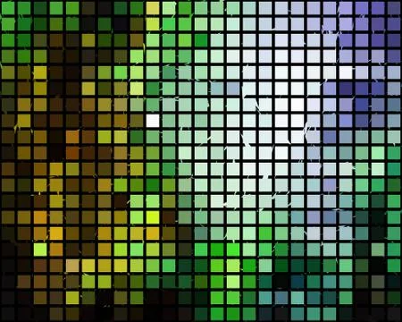 Block Mosaic Pattern Illustrazione stock