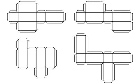 Block net pattern Stock Illustration