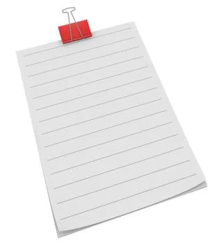 Block notes Illustrazione stock