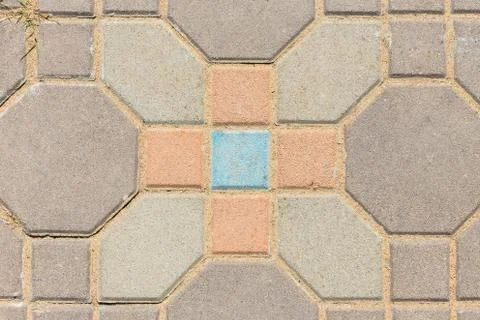 Block pathway Foto stock