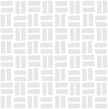 Block print seamless pattern with perpendicular rectangles. Paving stone Stock Illustration