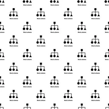 Block scheme pattern seamless Illustrazione stock