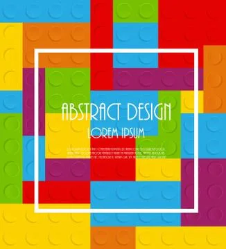 Block Seamless Pattern Vector Illustration 스톡 일러스트