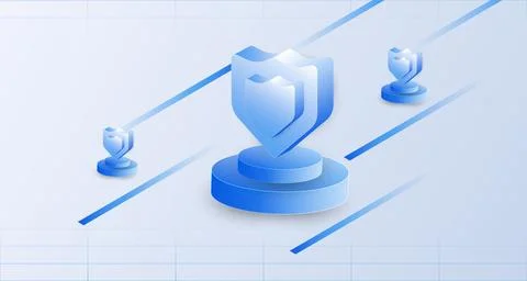 Block server racks isometric concept. Data storage and hosting, Server or d.. Stock Illustration