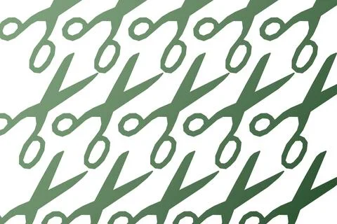 Block shape scissors cutting tool illustration pattern cutout industrial back Stock Illustration