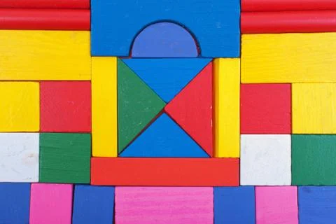 Block shapes texture Stock Photos