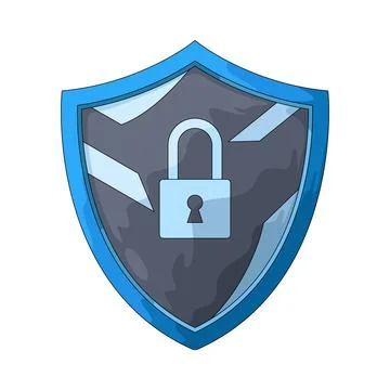 Block shield illustration イラスト素材