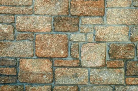 Block Stone Wall Background Stock Photos