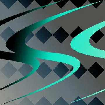 Block type design design Stock Illustration