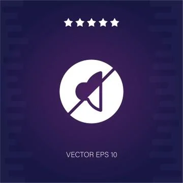 Block volume vector icon Stock Illustration