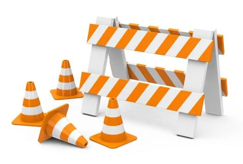 The blockade Stock Illustration