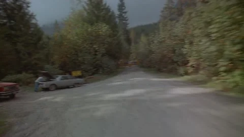 Blockade on road. 库存影片 163177462